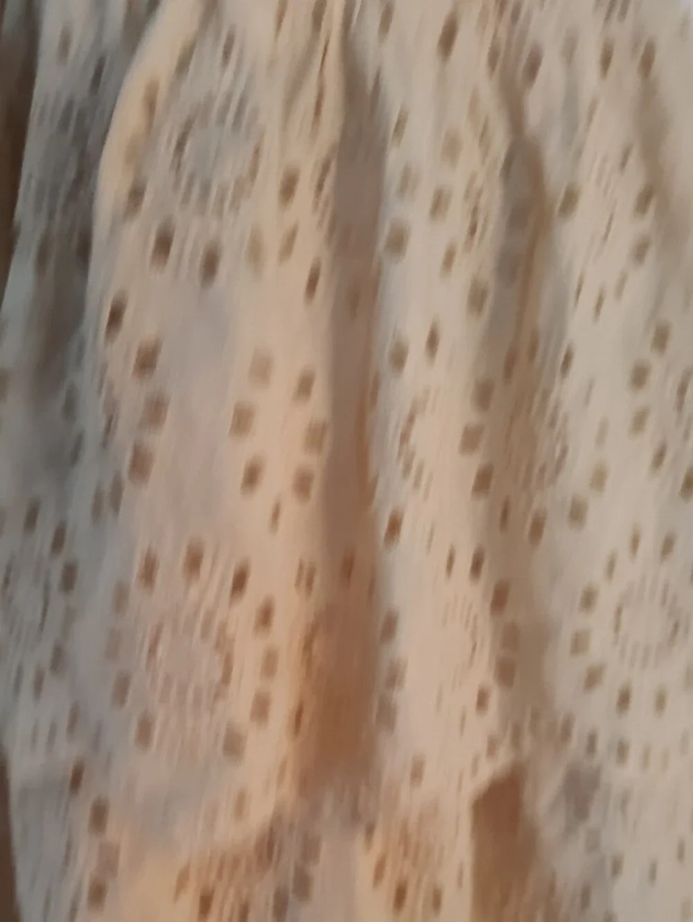 Blueberi Boulevard Cream Eyelet Bow-Tie Tiered Dress